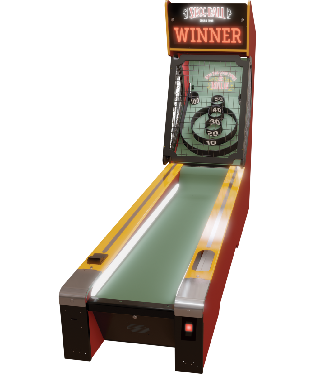 Skee ball deals table