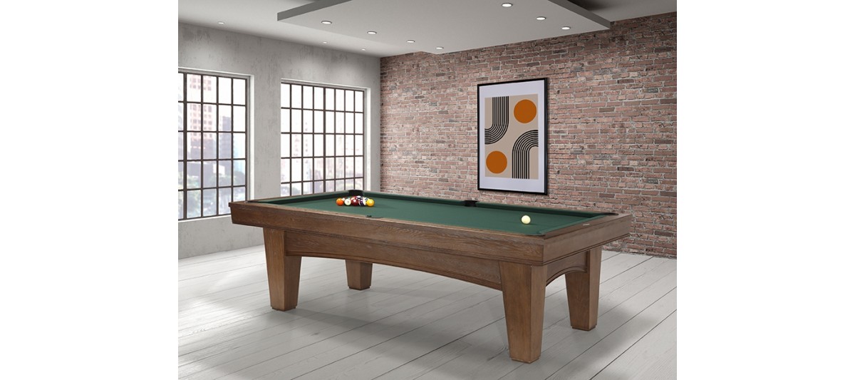 Allenton 8' Pool Table with Ball & Claw Leg